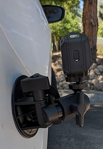 Miniatura 9 de Panavise 13150 ActionGrip - Kit de montaje para cámara con ventosa 3 en 1 (negro mate)