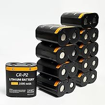 6V CR-P2 Battery,2025 New Upgrades Lithium Photo Battery Replaces 223A,2CR-P2,EL223AP and DL223A 1600mAh Batteries(10-Pack)