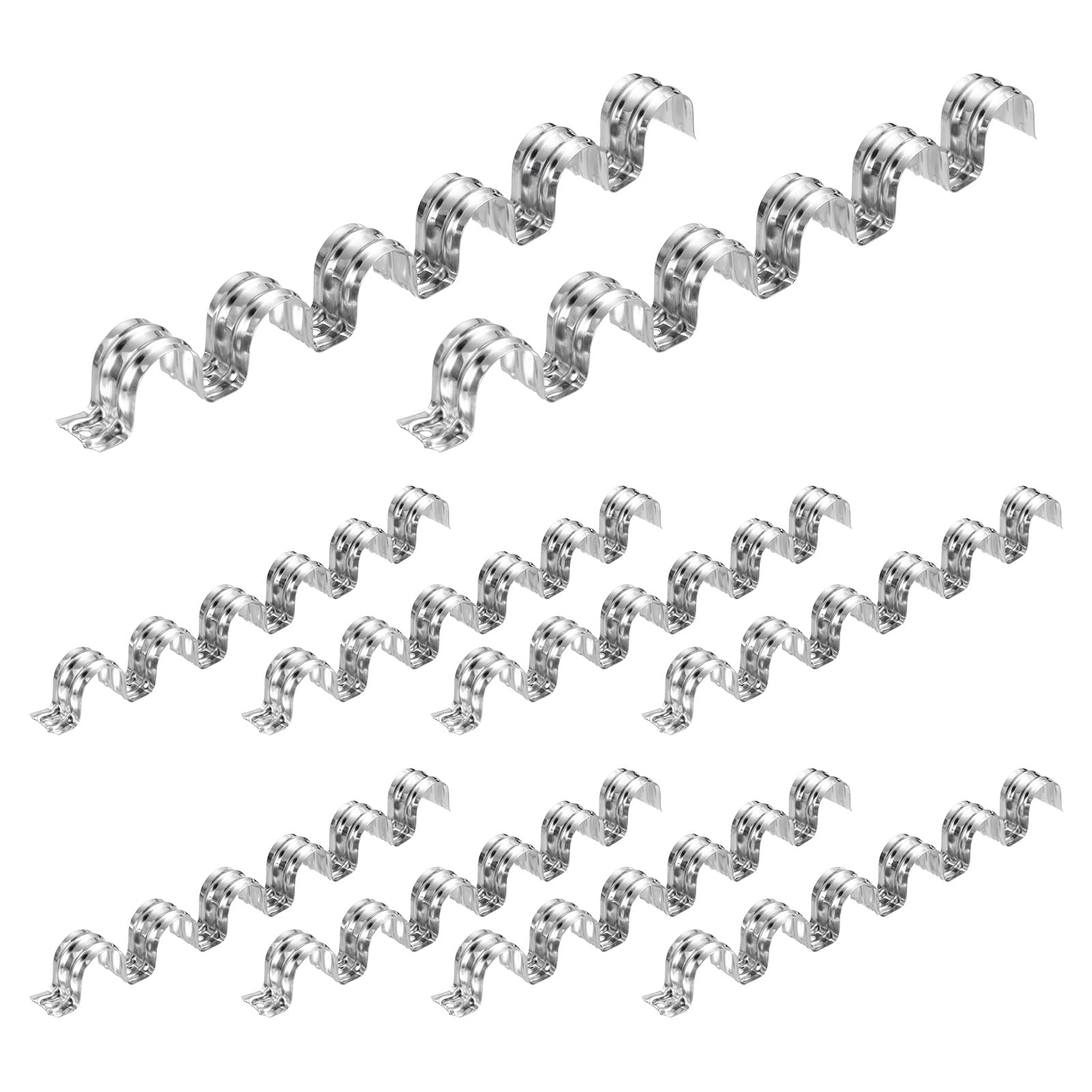 Colliers de serrage 25 mm acier inoxydable MECCANIXITY pour fixation tuyau et tube rigide