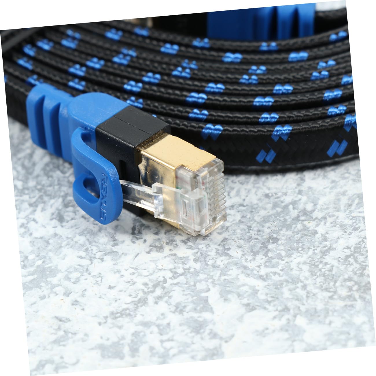 Gadpiparty 3Pcs 3 Filo Ethernet Cavo Ethernet Cat 7 Cavo Gigabit Portative Connettori Rosa Piatti In Ceramica Lan Aaa Batterie Ricaricabili Patch Di Rete Router