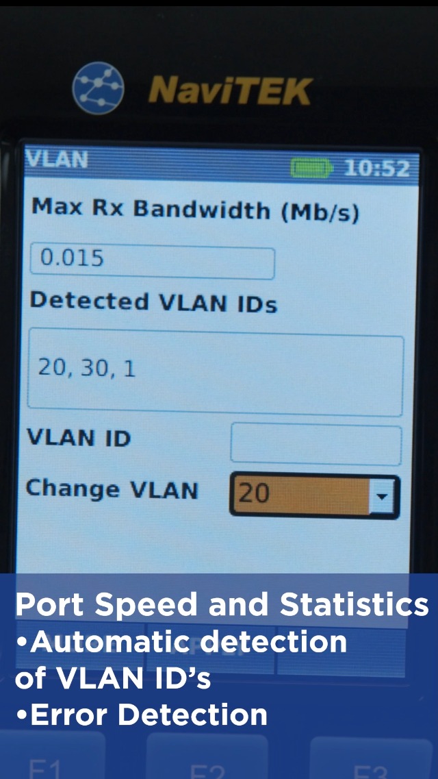 Image of TREND Networks | R151005 | NaviTEK NT Plus | Touchscreen Copper Cable Network Troubleshooter | Includes Network Service Detection, Traffic Monitoring & Built-in PDF Reporting