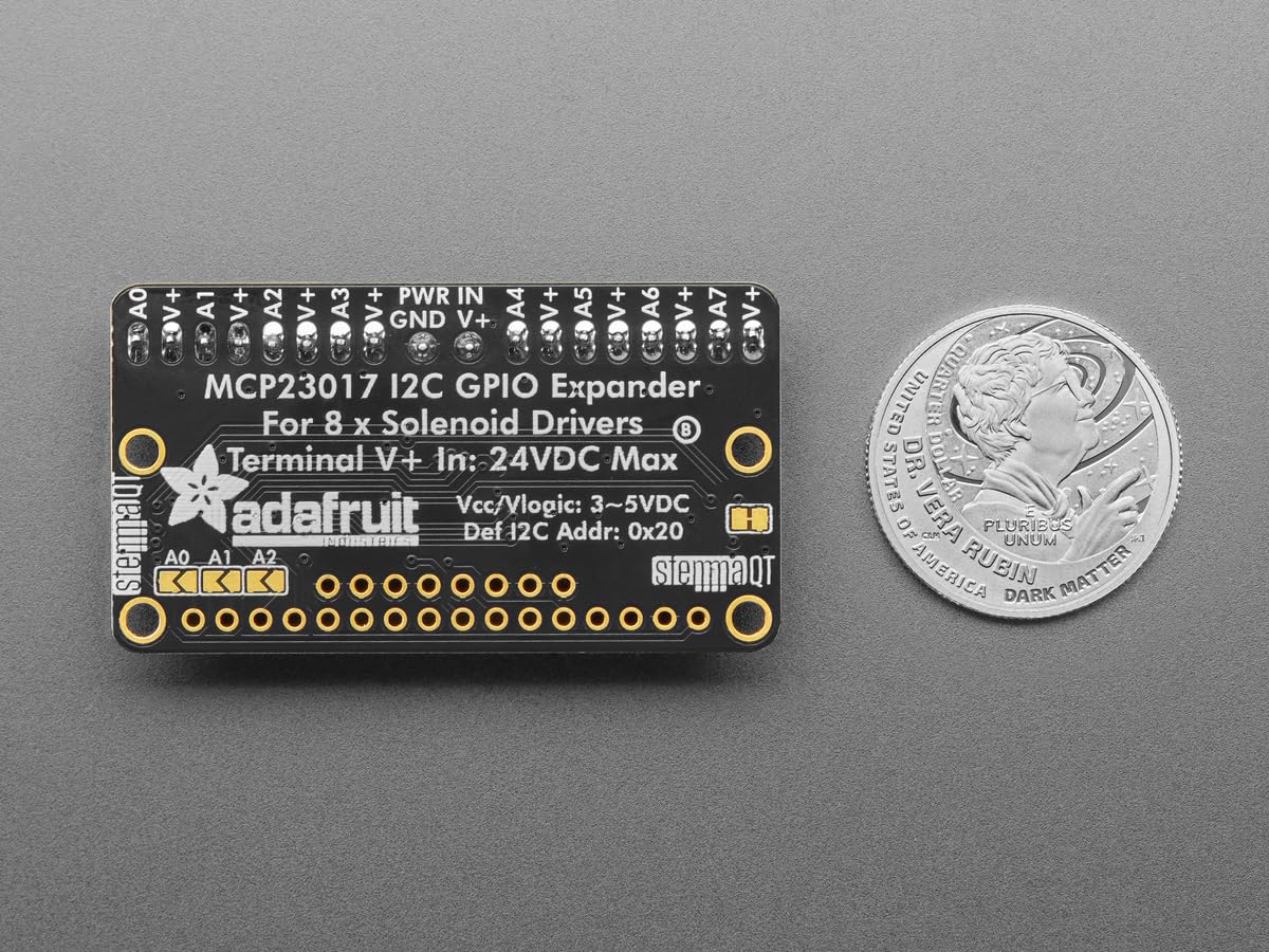 Adafruit I2C zu 8-Kanal Solenoid/Magnetspulen Treiber, STEMMA QT/Qwiic, 6318