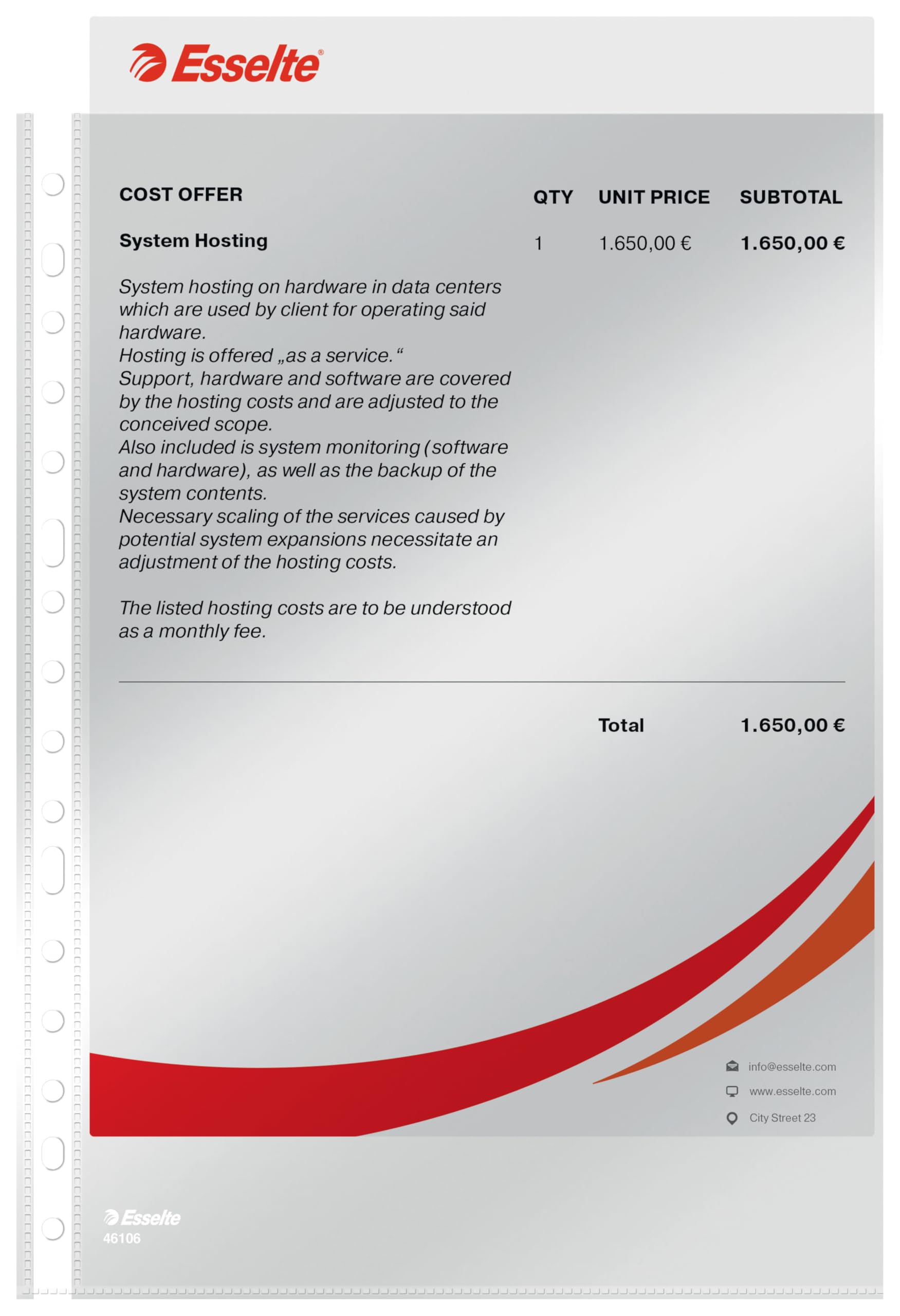 Esselte Envelopes A L Copy Safe De Luxe, Transparent, 22 X 30 Cm Format Document Holder Folio In Pp 50 Envelopes Pp Antiriflesso Transparent - View #9