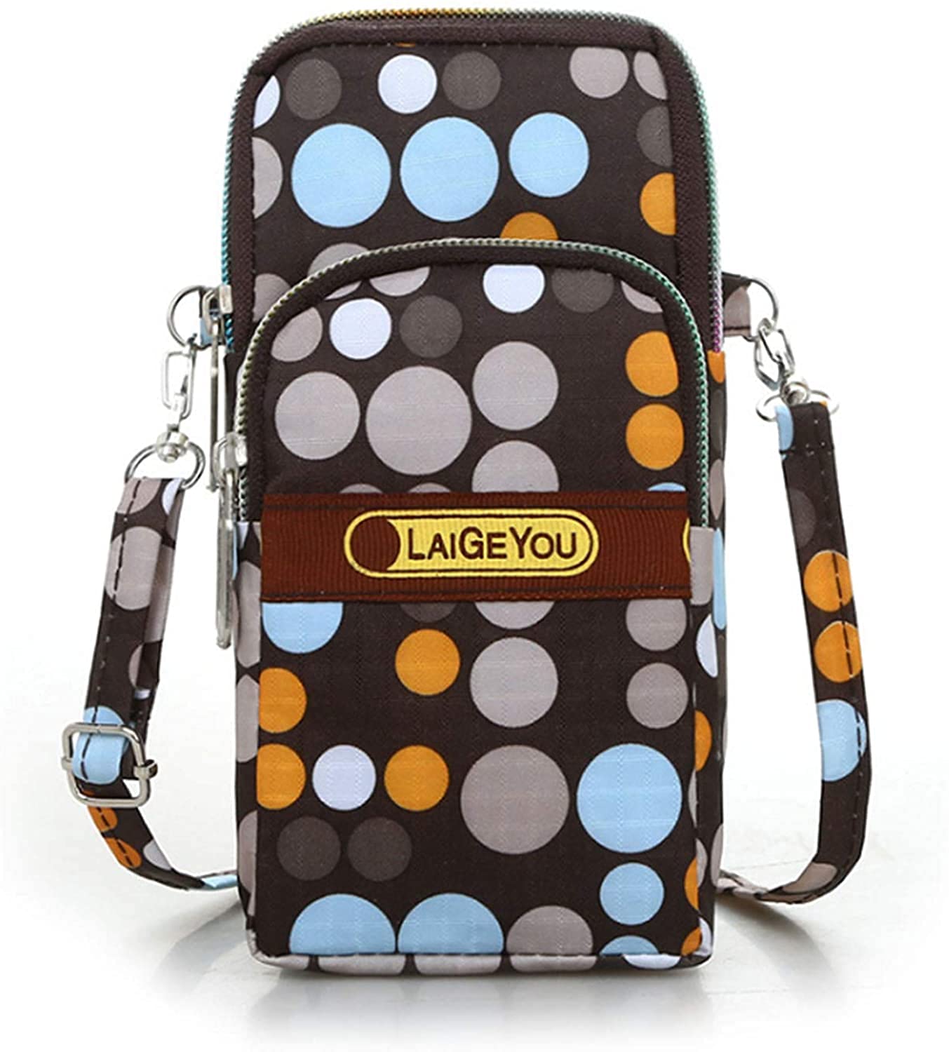 ELECDONSmall Canvas Cell Phone Purse Wallet Cute but Roomy Casual Shoulder Bag Crossbody Bag for Women