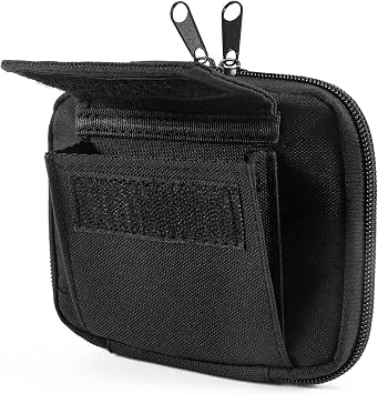 Duty Belt Gloves Pouch Latex Disposable Glove Holder Carrier Double Gloves Pockets Police Law Enforcement Officer Security Firefighter EMS EMT Paramedic First Responders Heavy Duty Bag