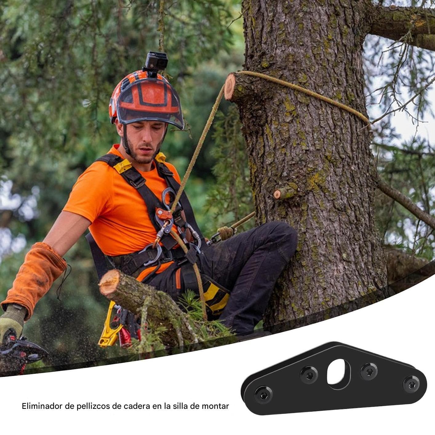 Separador De Puente En Silla De Montar Soporte Separador De Puente En Acero | Eliminador De Presión En Cadera Para Camping Viajes Pesca Jardín Patio Y Actividades
