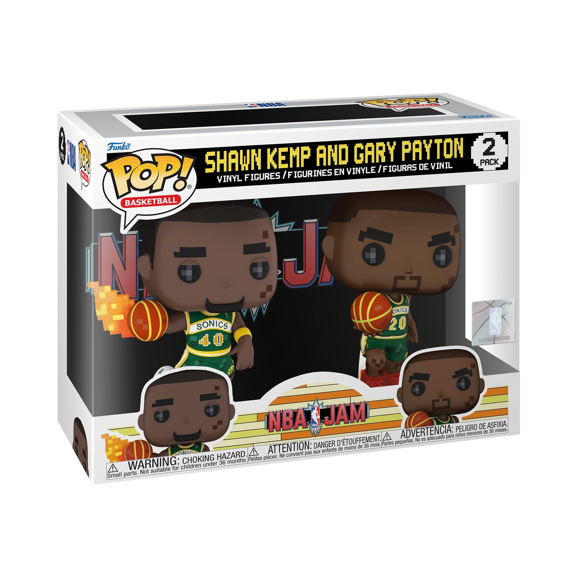 Funko Pop Collectible Toy Figure - Shawn Kemp - NBA - Collectable Vinyl Figure - Gift Idea - Official Merchandise - Toys for Kids & Adults - Sports Fans