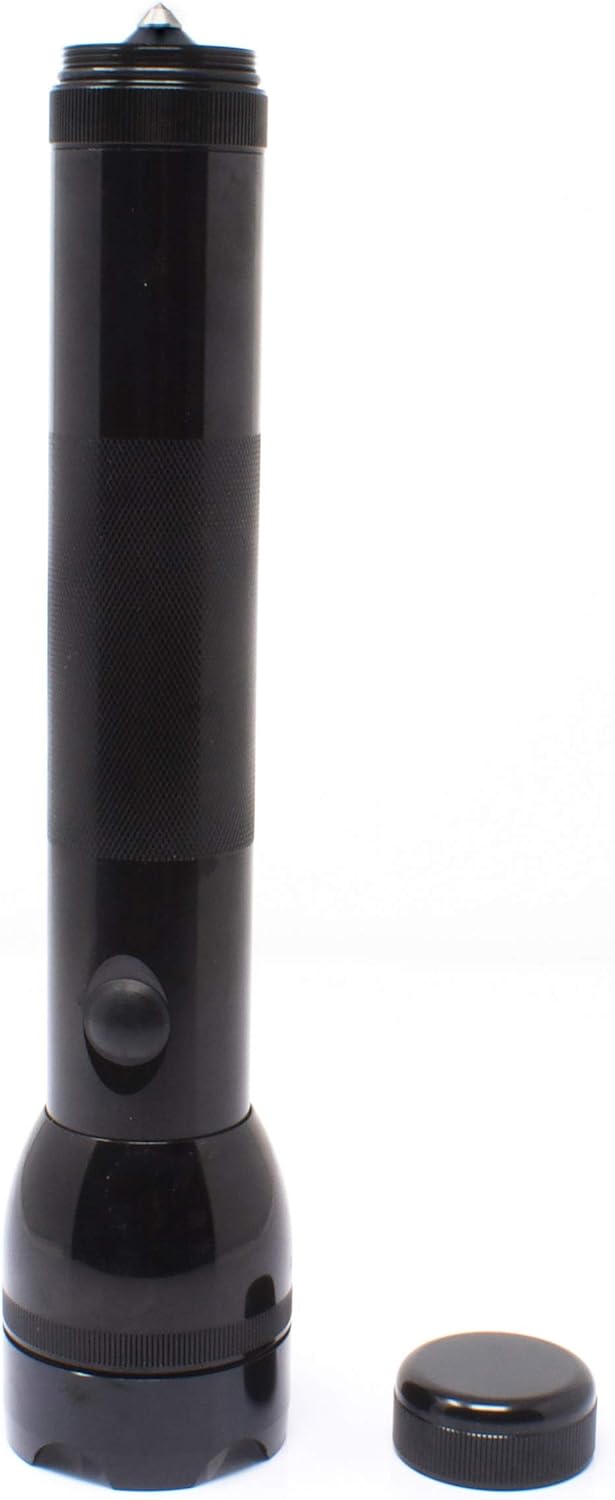 LITT Ultimate Upgrade for C & D Model Maglite LED + Lens + Glass Breaker + Tactical Cap
