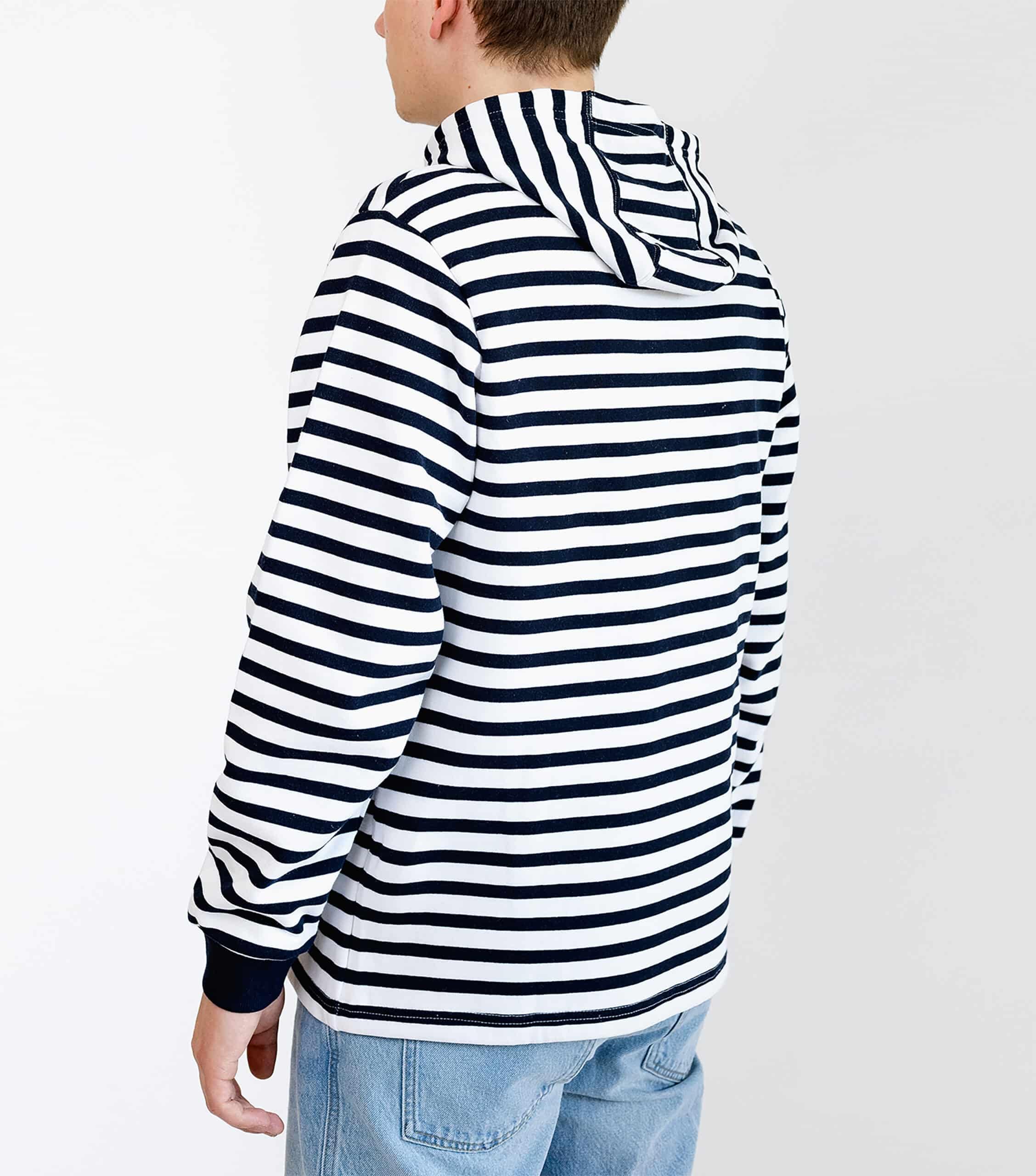 Breizh Ocean - Sweat à Capuche Unisexe Homme ou Femme Ambon, Style Marin, Coton - Grandes Tailles Disponibles du XS au 4XL