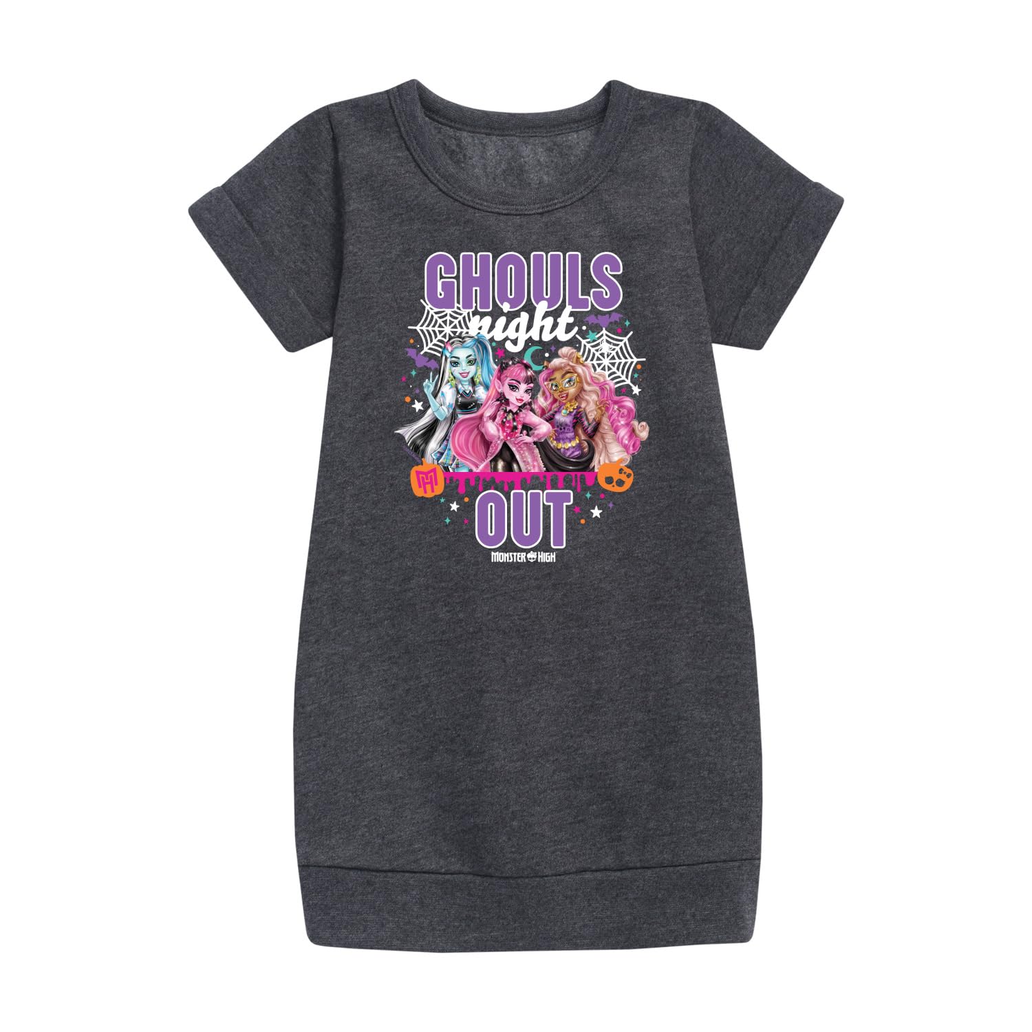 Monster High - Ghouls Night Out - Toddler & Youth Girls Fleece Dress