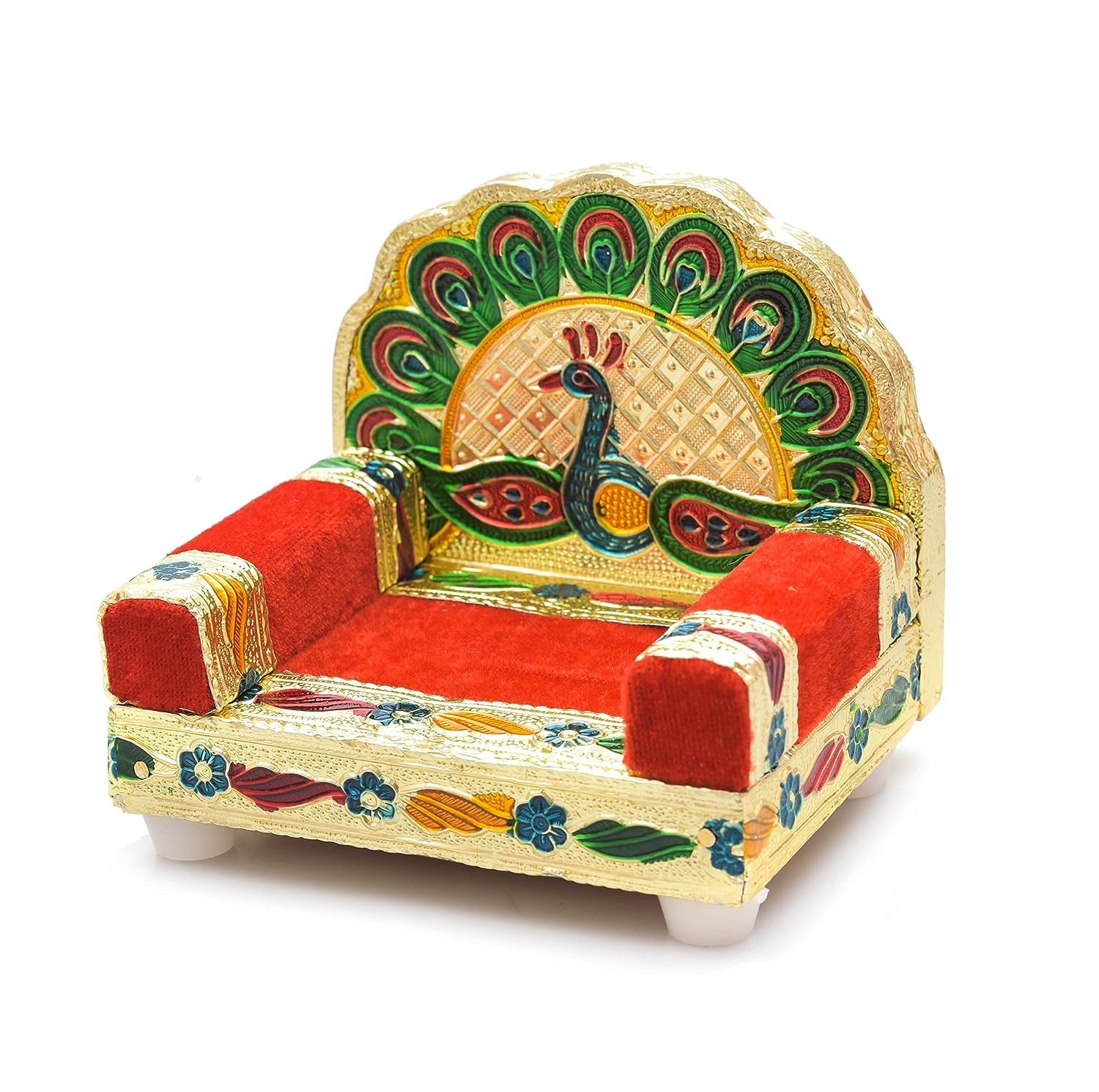 Medium Laddu Gopal Ji Bed Sihansan Laddu Gopal Bed Khat for Ladoo Gopal Ji Wooden