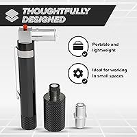 Vista 5 de Probador de continuidad de bolsillo coaxial (coaxial) (trazador) con tóner de voltaje (sonido) y paquete de conectores de barril, para prueba