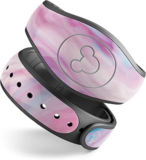 Design Skinz Marbleized Color Paradise V2 Premium Vinyl Decal Wrap Cover for The Disney MagicBand+ (Fits MagicBand+ for Disney Parks)