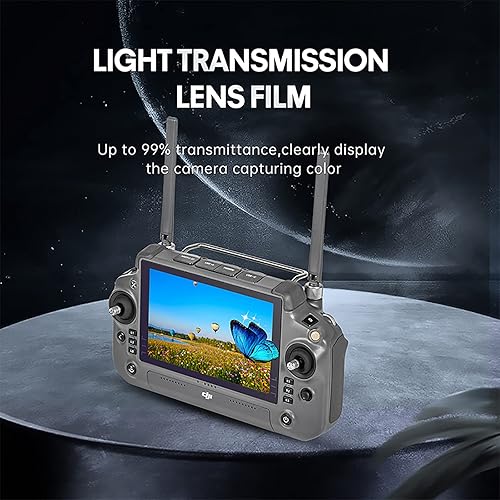 Miniatura 4 de [Paquete de 2] Protector de pantalla de película de vidrio templado HD para DJI RC Plus Smart Controller Inspire 3 Matrice 350 RTK Matrice300 RTK