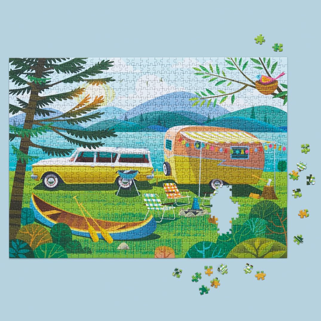 WerkShoppe Happy Camper 1000 Piece Puzzle