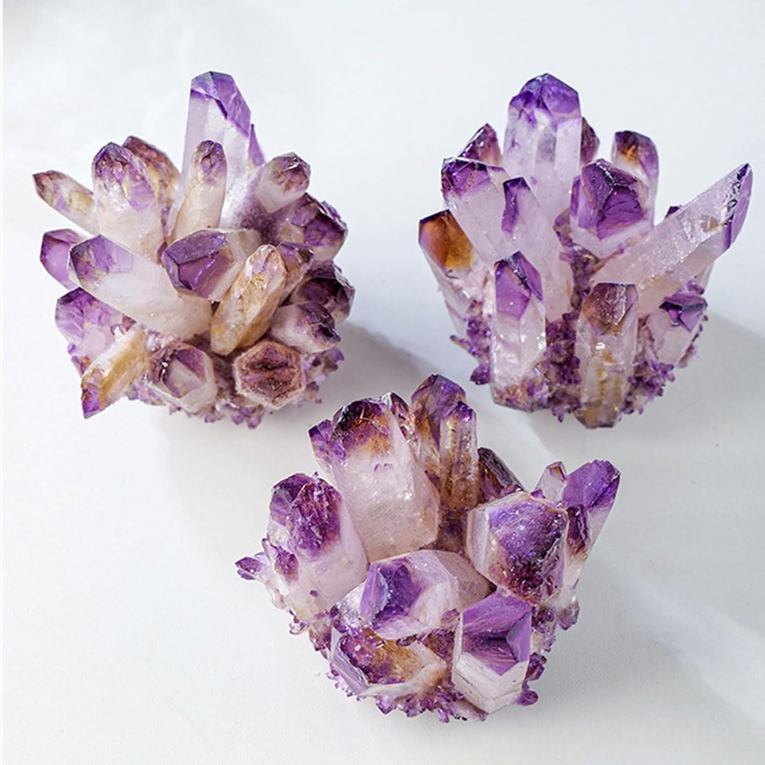 Amethyst Cluster Ornaments Crystal Ore Home Decoration Office Stone Demagnetization Crafts Ornaments,700~800g