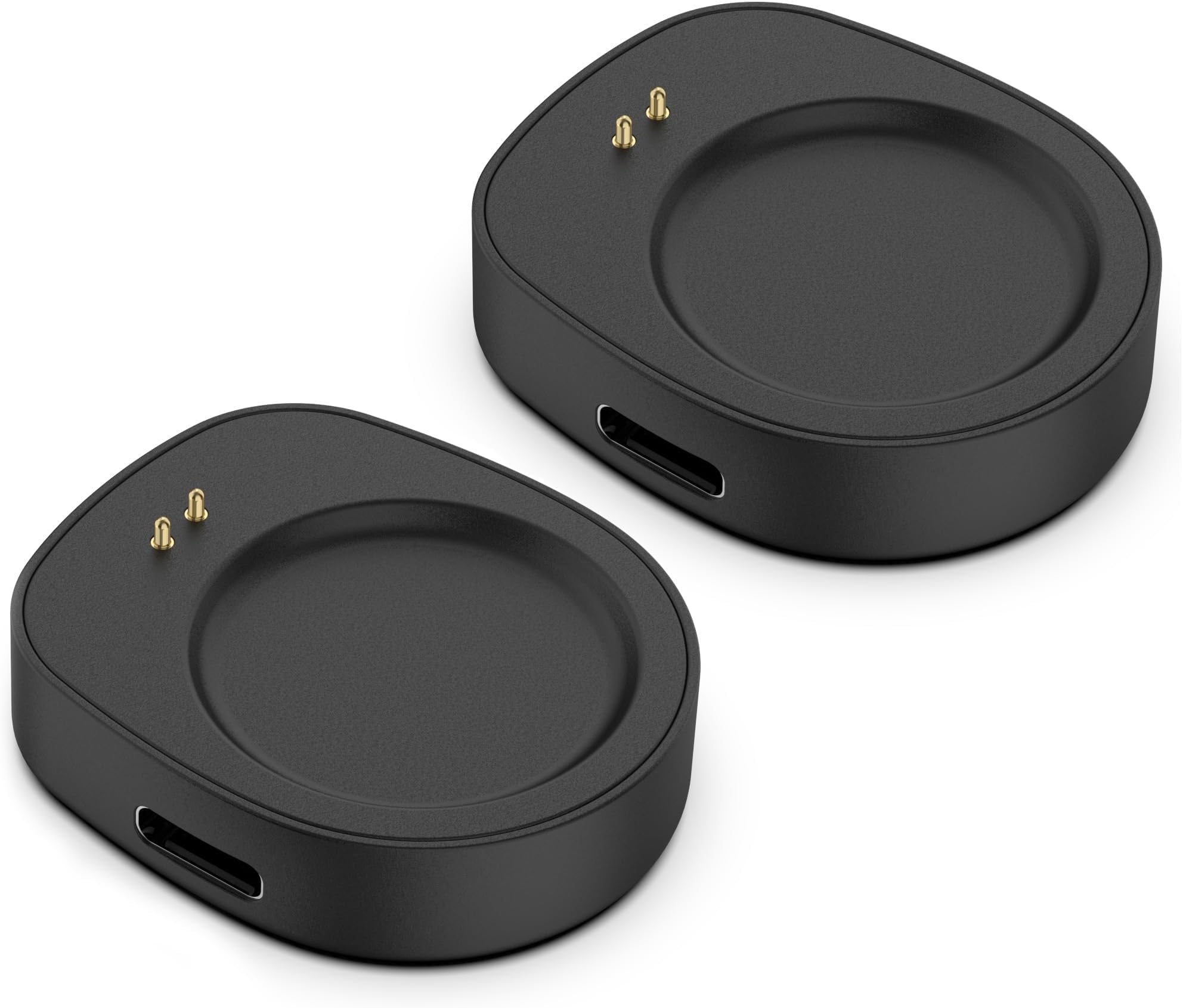 2-Pack USB-C Charger Compatible for Amazfit T-Rex 3/T-Rex 3 Pro Smartwatch, Replacement Charging Dock Station for Amazfit Balance 2 1 / Helio Strap Fitness Tracker