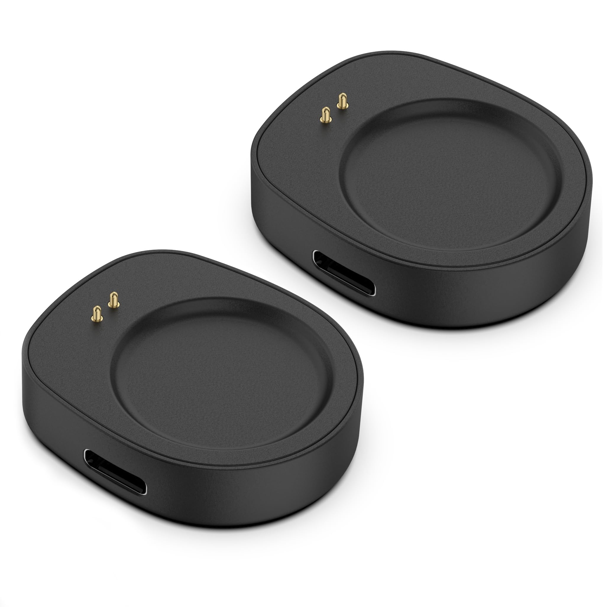 2-Pack USB-C Charger Compatible for Amazfit T-Rex 3/T-Rex 3 Pro Smartwatch, Replacement Charging Dock Station for Amazfit Balance 2 1 / Helio Strap Fitness Tracker