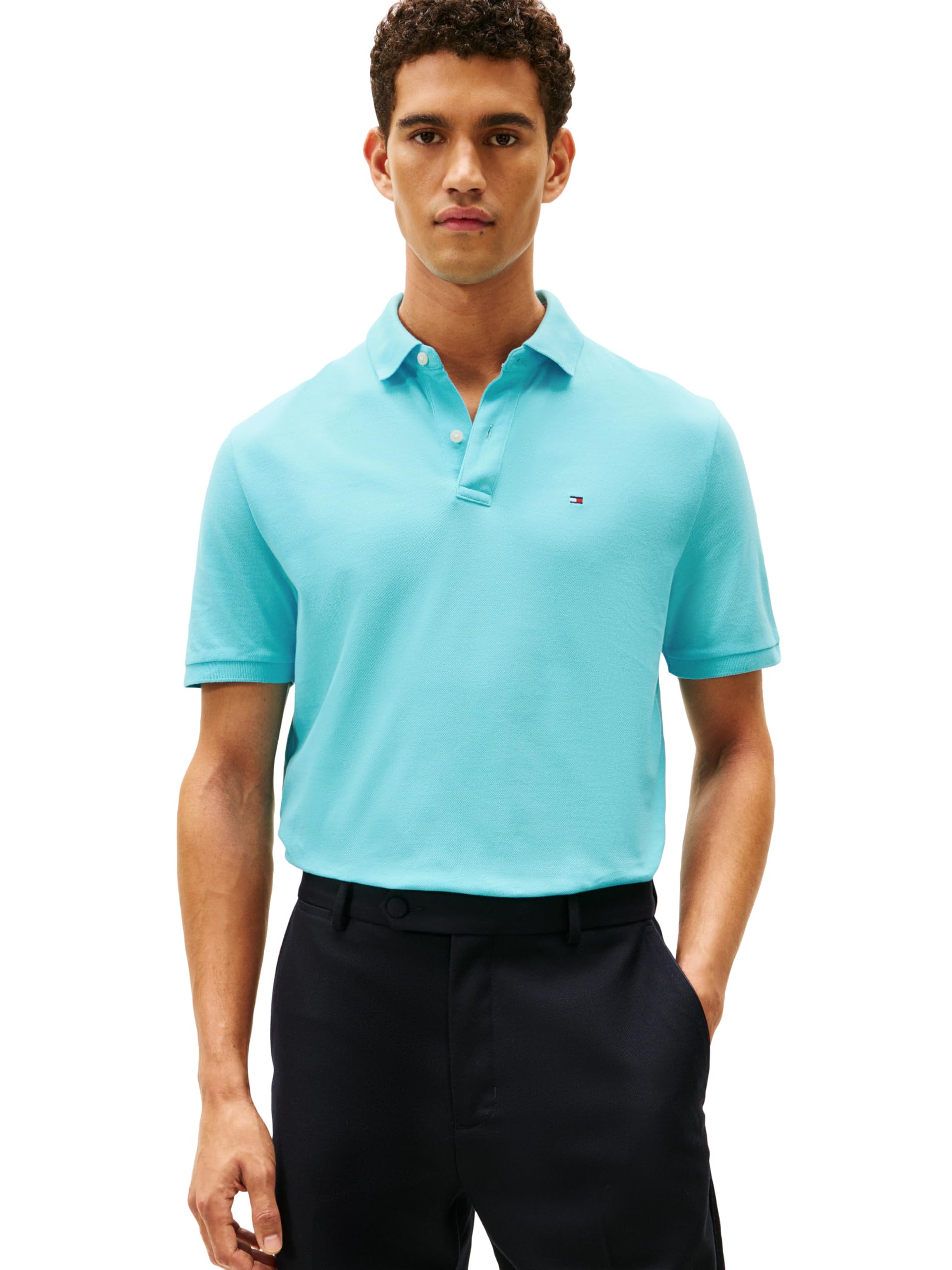 

                                                    Tommy Hilfiger Mens Short Sleeve Cotton Pique in C