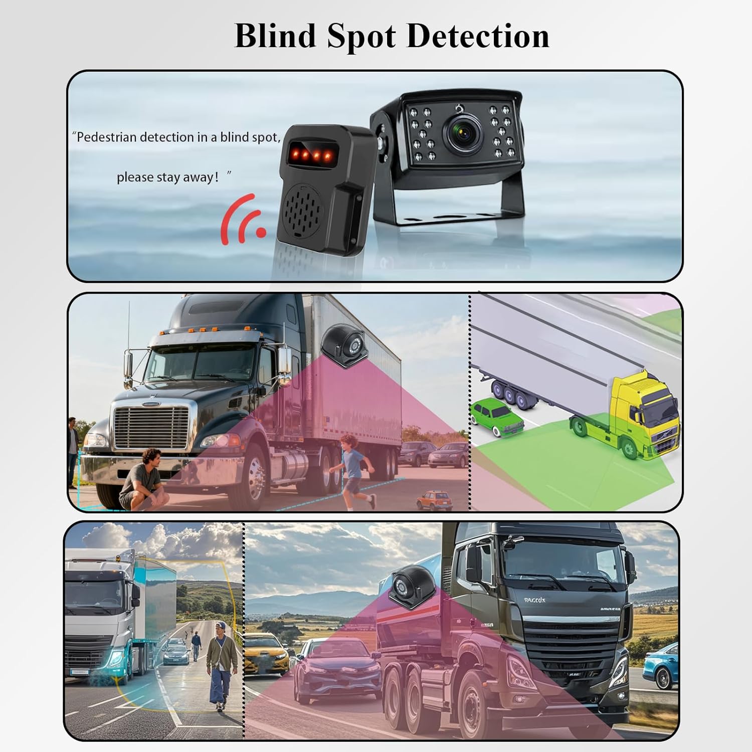 RV Camera System with Carplay Android Auto, 10.36" Monitor with MirrorLink DVR Voice Control Navigation + 1080P 4 Night Vision Waterproof Backup Camera System for RV Trailer Camper Semi-Truck