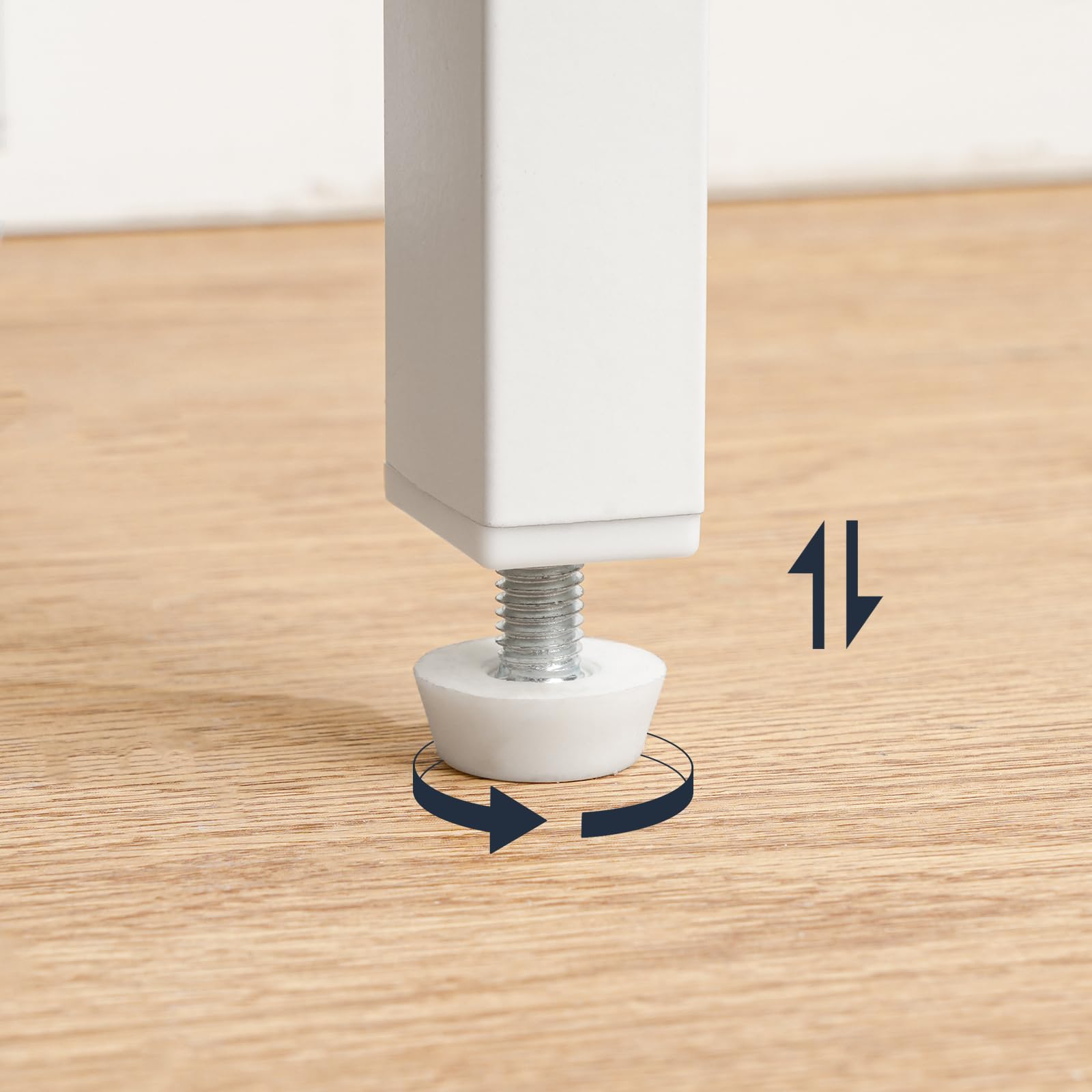 HOOBRO Estantería de Escalera, Estantería para Discos, Librería de 3 Estantes, Estantería para Plantas, Estructura Metálica, Sala de Estar, Dormitorio, Blanco EWT86CJ01G1