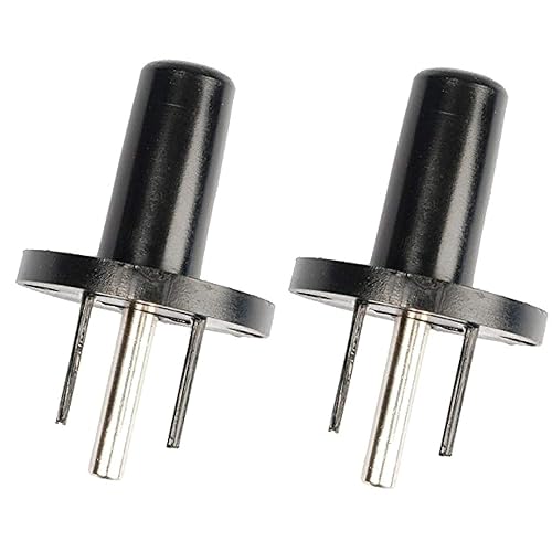 Adaptador de enchufe de salida Banana Jack Conexión a tierra universal de 3 clavijas Control ESD Plástico irrompible de peso ligero negro 2