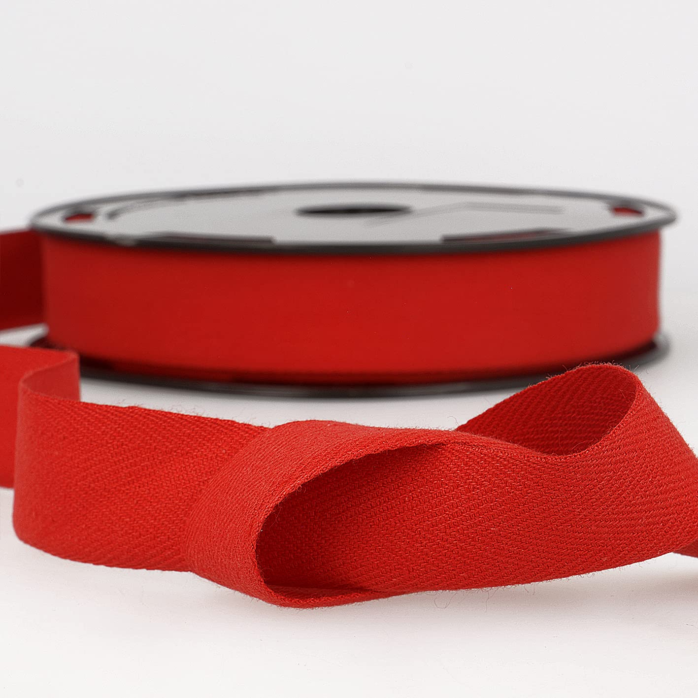 Red 20mm x 2m Cotton Twill Tape - Binding, Edging & Bunting — image 1