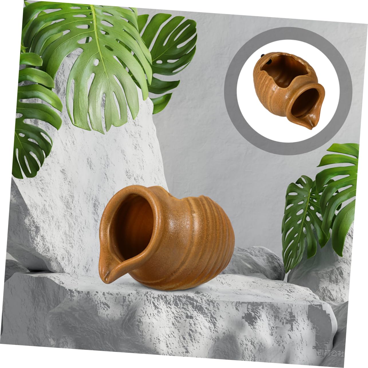 ULDIGI Water Feature Pump Elegant Ceramic Jar Fountain Indoor Waterfall Jar Home Decor Courtyard Waterfall Easy to