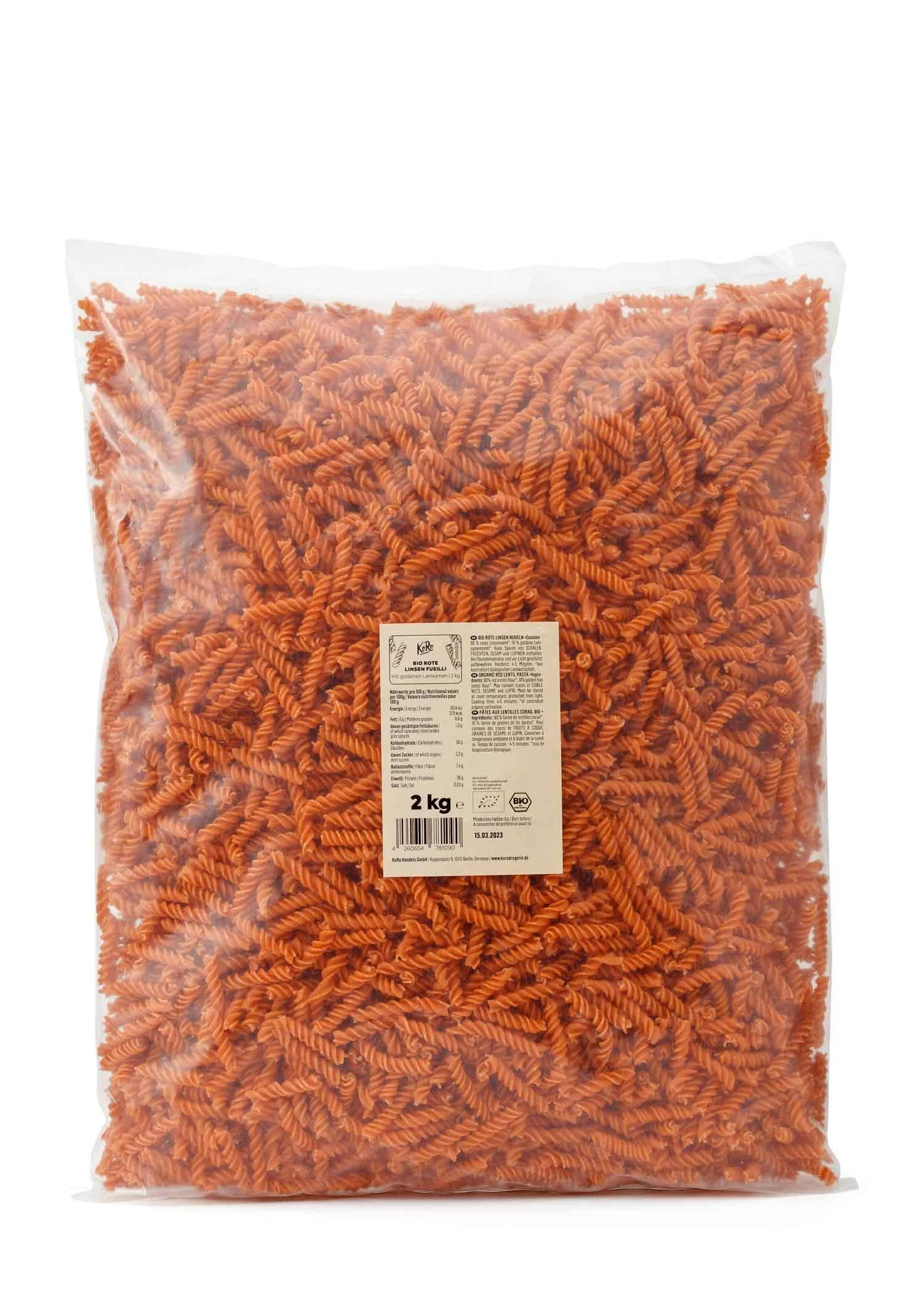 KoRo Rote Linsen Fusilli