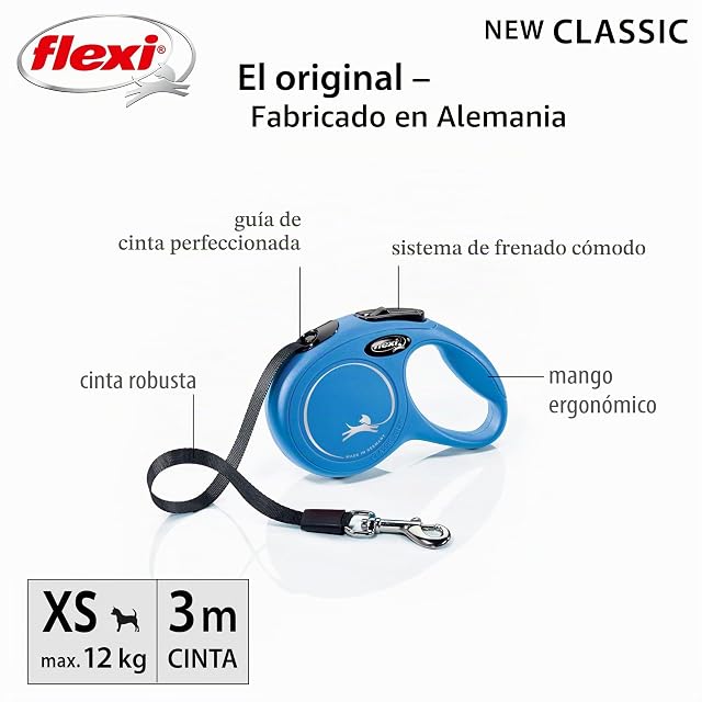 Foto 3 de 7 de Flexi - Correa automática Flexi para perros New Classic