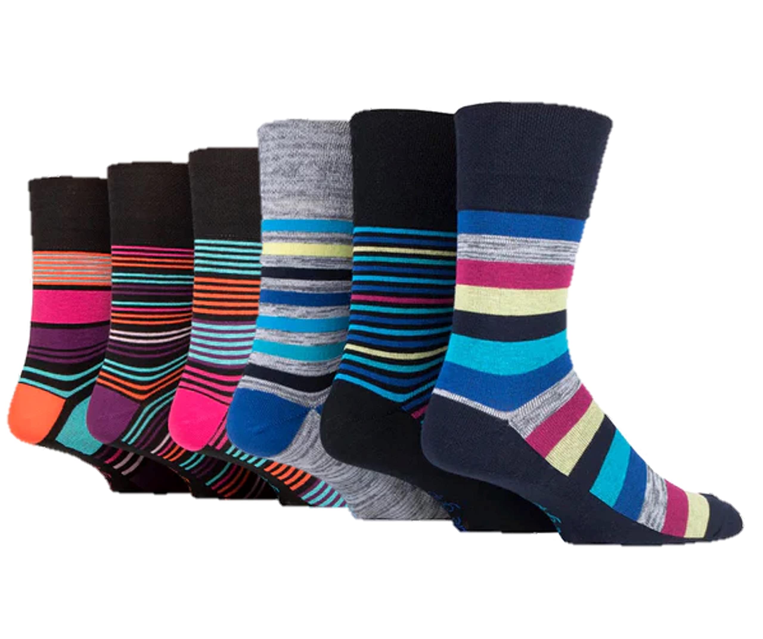 SOCK SHOP GENTLE GRIP6 Pairs Gentle Grip Socks Size Uk 6-11
