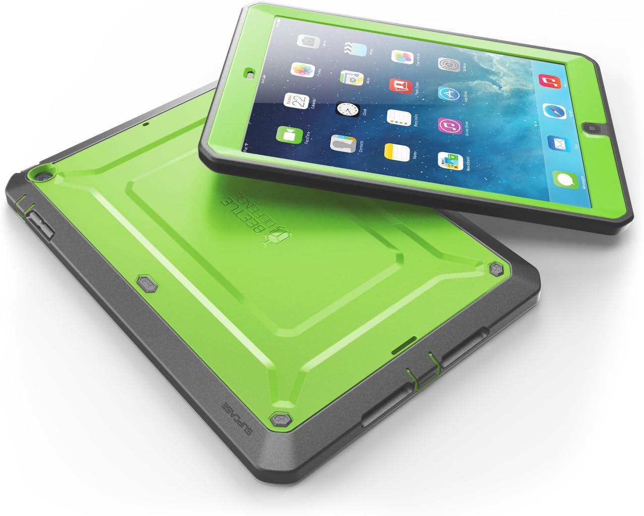 SUPCASE for iPad Air 1st Generation Case with Screen Protector, [Military-Grade Protection] [Anti-Scratch] Heavy Duty Full-Body Rugged Protective Tablet Case Cover for Apple iPad Air 1 9.7 Inch, Green