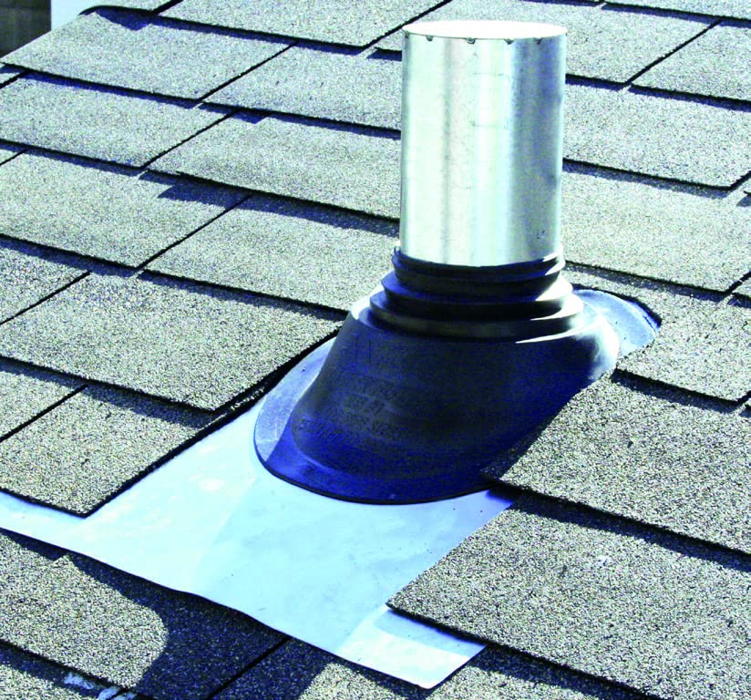 MASTER FLASH Penetración de techo flexible residencial para proteger contra la penetración de agua en componentes tales como tuberías chimeneas canales y mucho más Epdm No. 2 177-292mm
