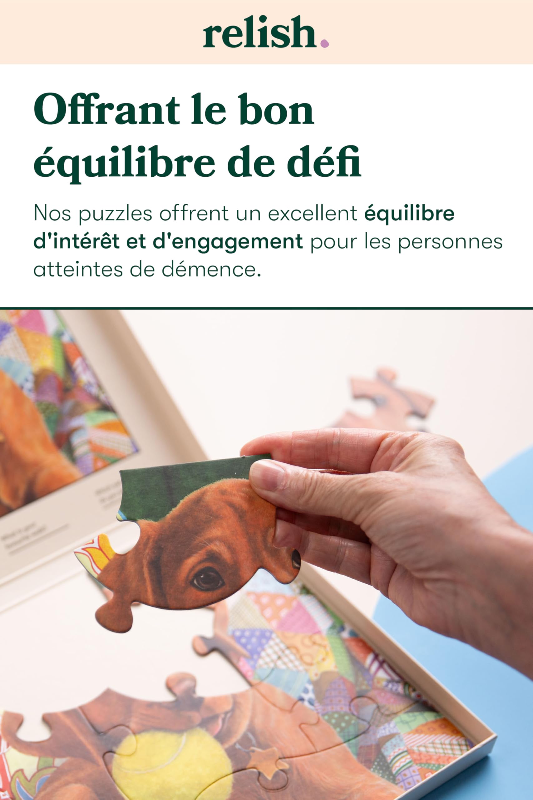 Relish ‘Summer Birds’ Puzzle 13 Pièces : Activités Adaptées aux Seniors Atteints de Démence ou d’Alzheimer