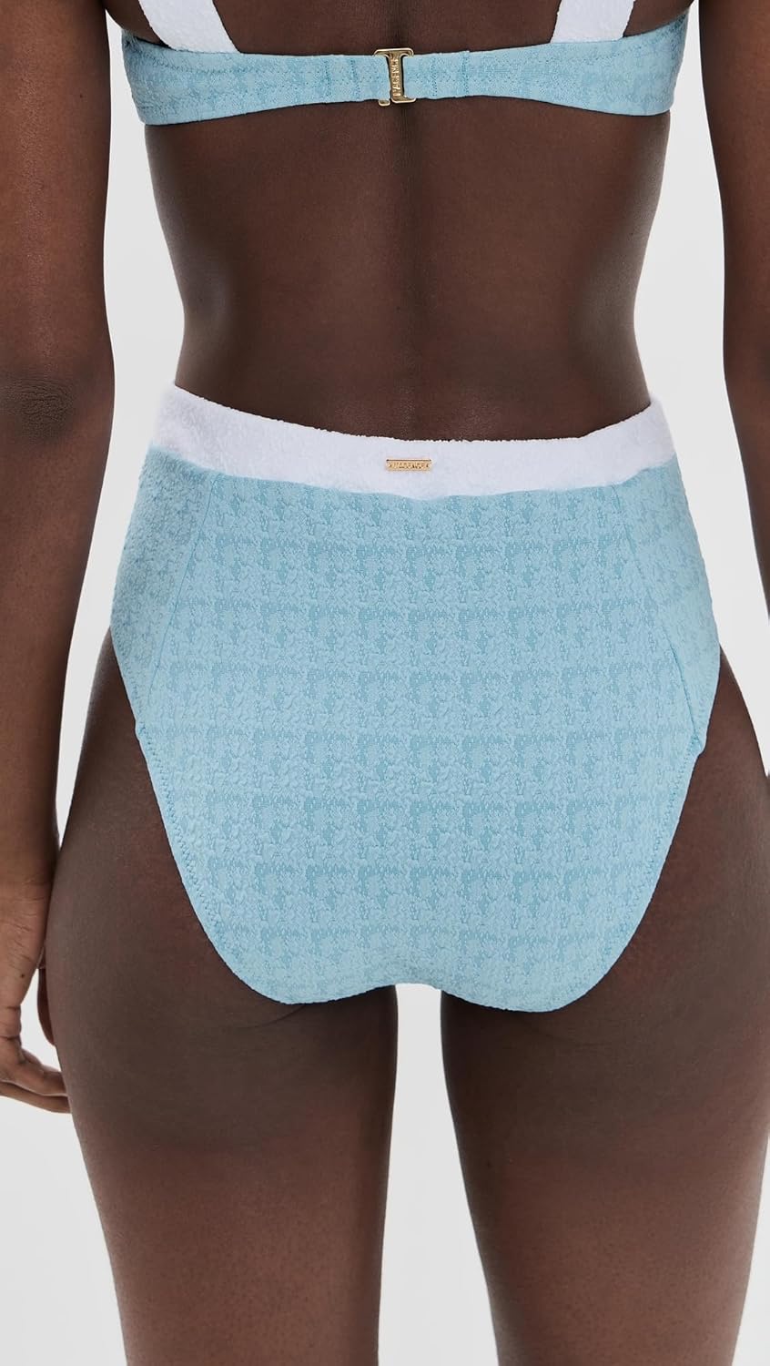 L'AGENCE Women's Vanessa Colorblock Chic High Waisted Bottoms