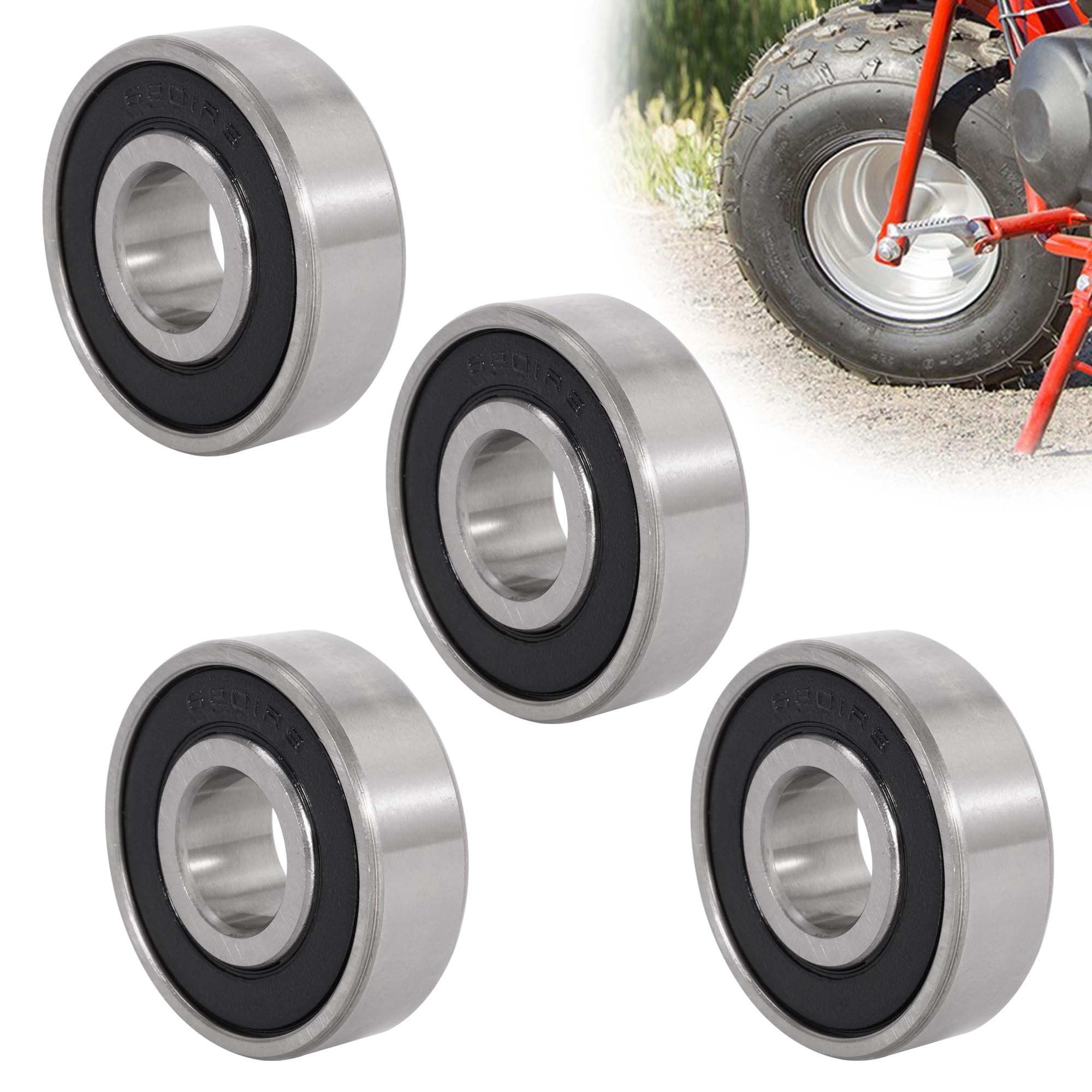 Amazon.com: RUTU Mini Bike Wheel Bearing Front and Rear for CT100U