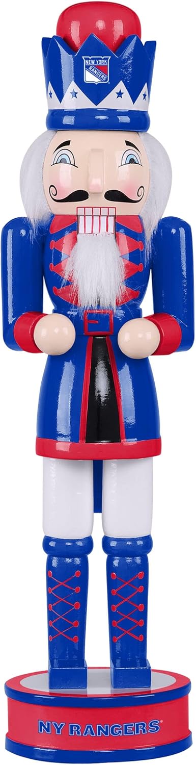FOCO NHL Team Logo Nutcracker 14"