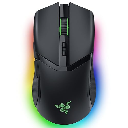 Razer Cobra Pro Wireless Gaming Mouse: 10 Customizable Controls - Chroma RGB Lighting - 30K Optical Sensor - Gen-3 Switches - 2.4GHz, Bluetooth & USB Type C - Up to 170 Hr Battery - Black - Black - Cobra Pro Mouse