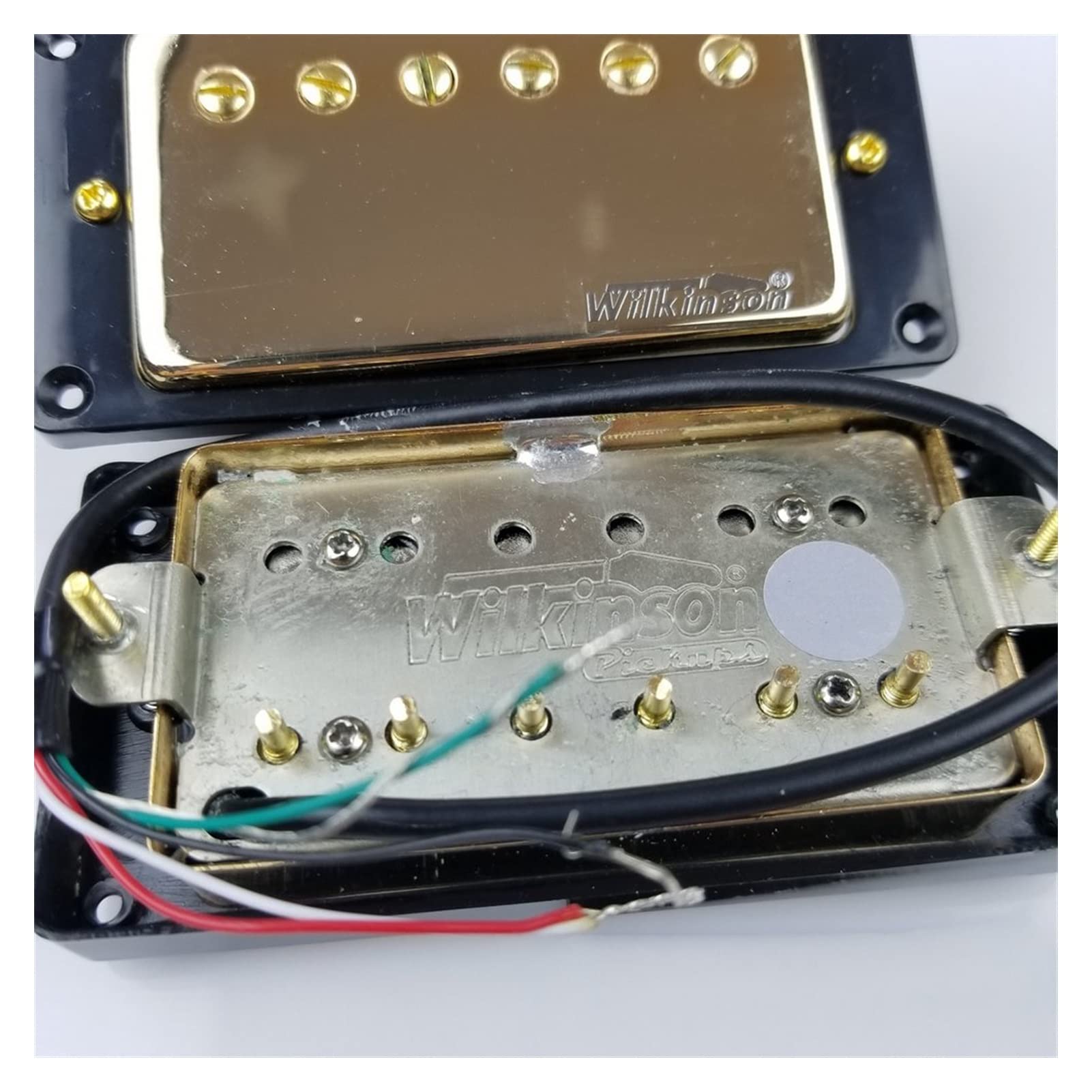 Humbuckers Pickups De Humbucker De Guitarra Eléctrica Cubierta De Oro Cerrado para LP SG Guitarra