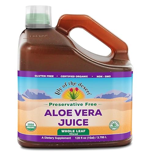 Miniatura 9 de Lily of the Desert Aloe Vera Juice - Organic, Preservative-Free Inner Fillet Aloe Vera Drink with Natural Digestive Enzymes for Gut Health, Stomach
