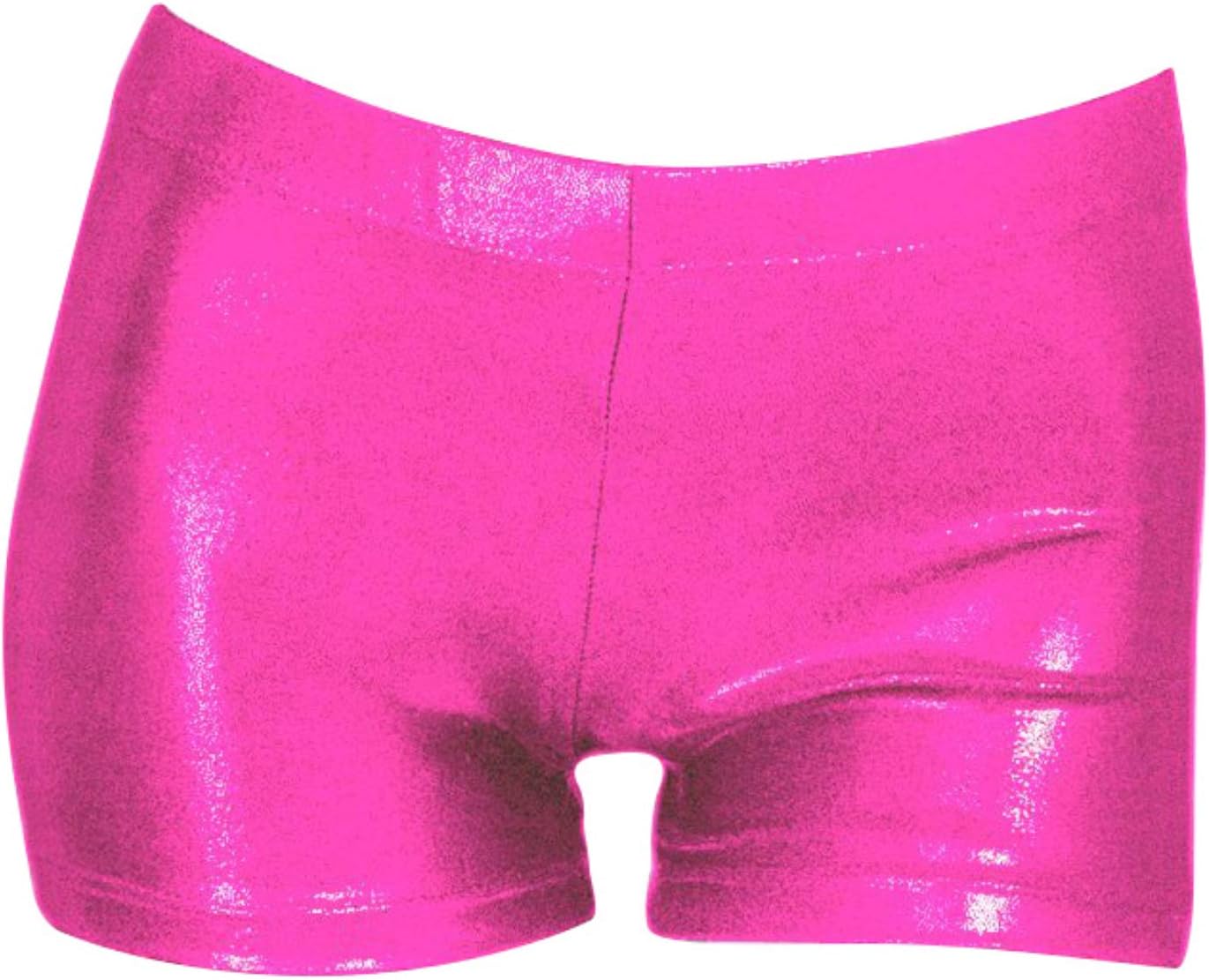 ZIZILittle Big Girls' Sparkle Dance Tumbling Athletic Gymnastics Short 2-14Years