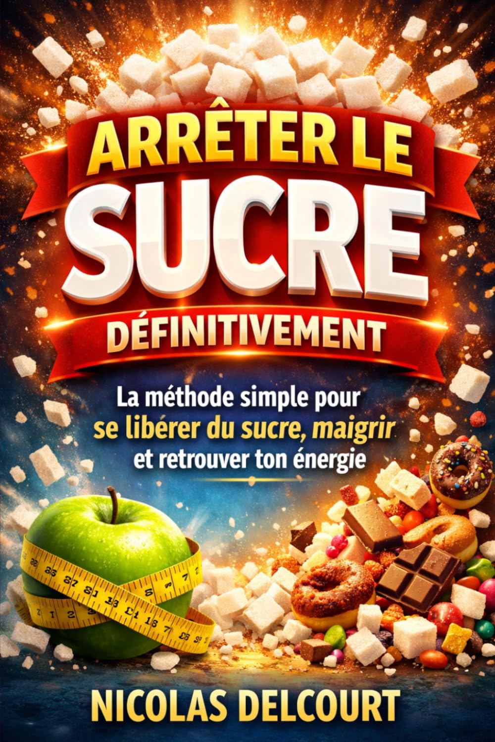 Arrêter le Sucre Définitivement: La méthode simple pour briser l’addiction, perdre du poids et retrouver ton énergie naturellement