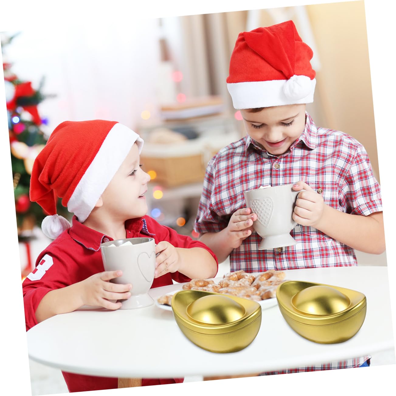 Cabilock 16 Pezzi Di Caramelle Cioccolato Barattoli Piccoli Con Coperchio Contenitori Di In Organizer Scatole Per Biscotti Contenitori Di Barattoli Di Caramelle Con