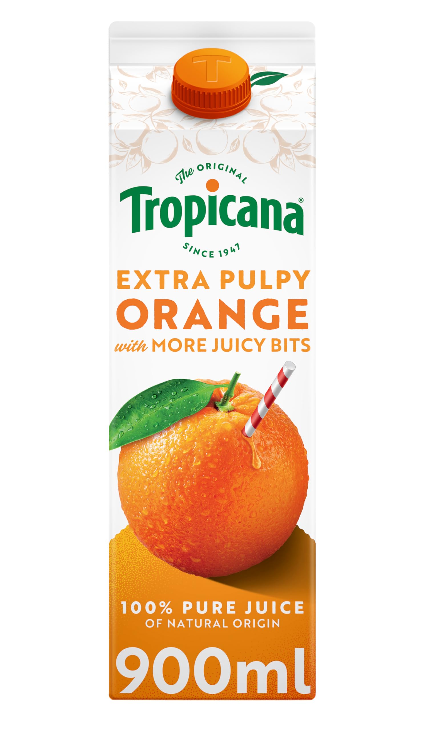 Orange Juice with Extra Juicy Bits, 900ml
