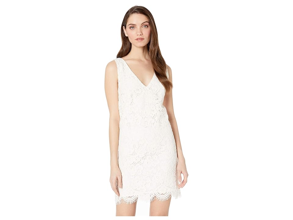 

BB Dakota Lost in Lace Dress (Ivory) Women's Dress, White