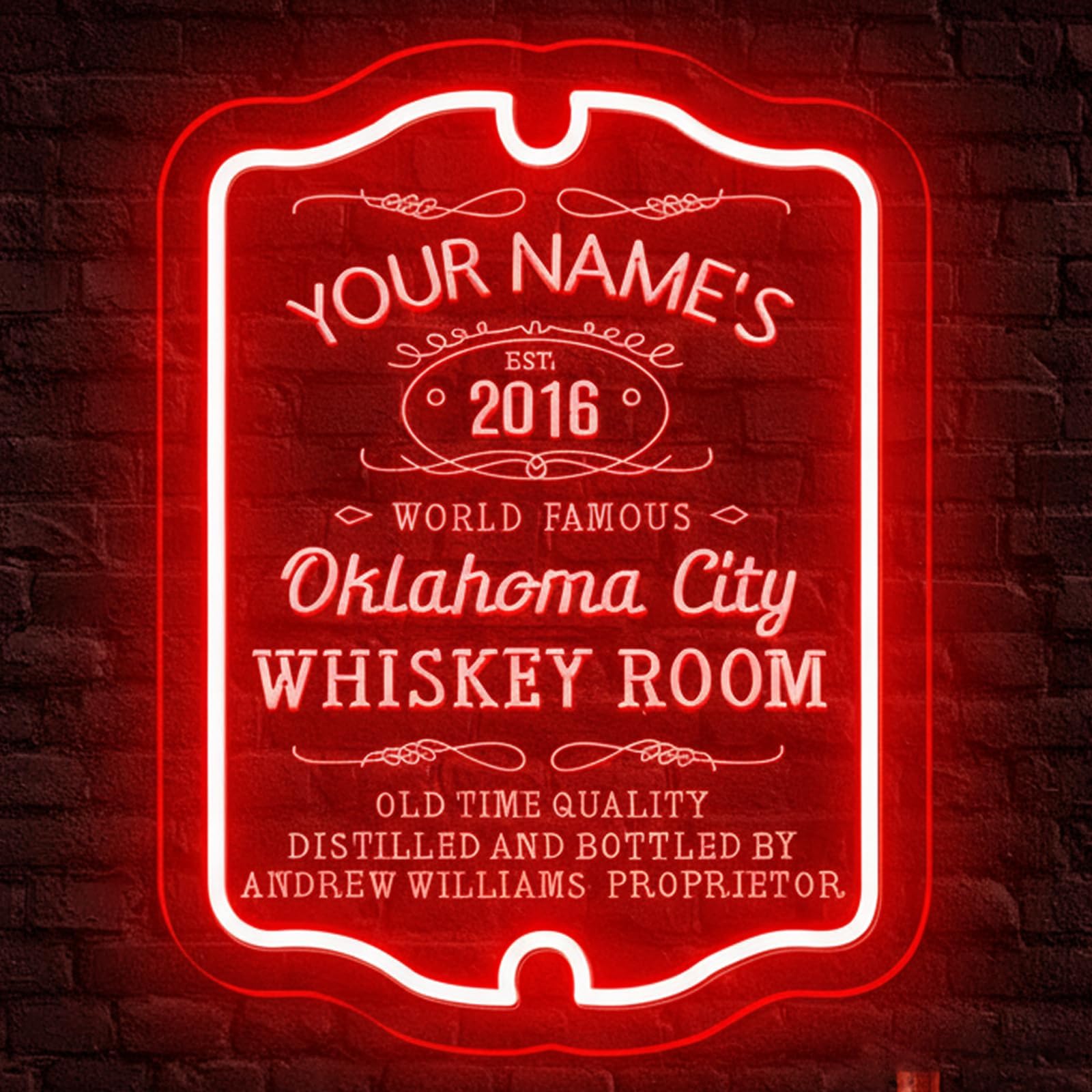 Custom Neon Bar Sign for Home Bar, Handmade Dimmable Personalized LED Bars Signs, 3D Custom Neon Beer Light Signs for Home Bars Pun Man Cave Wall Decor, Gift for Men Dad — image 1