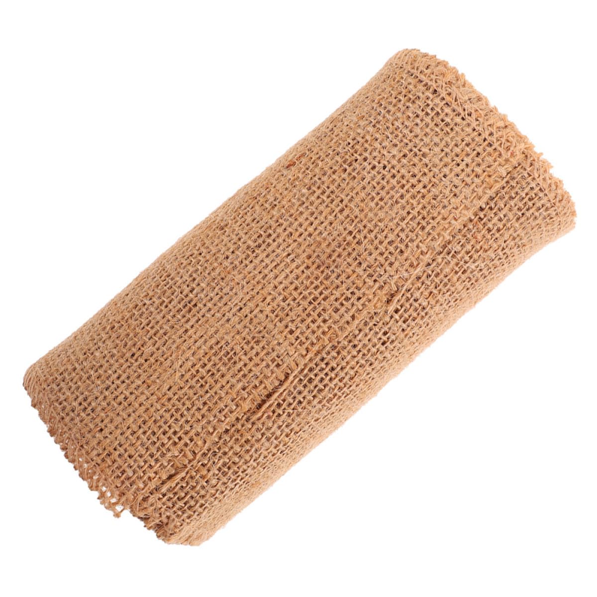 HOMSFOU Baumschutz Jute Stoffrolle 0,3 X 10m für Winterfrostschutz und Pflanzenschutz an Baumstämmen