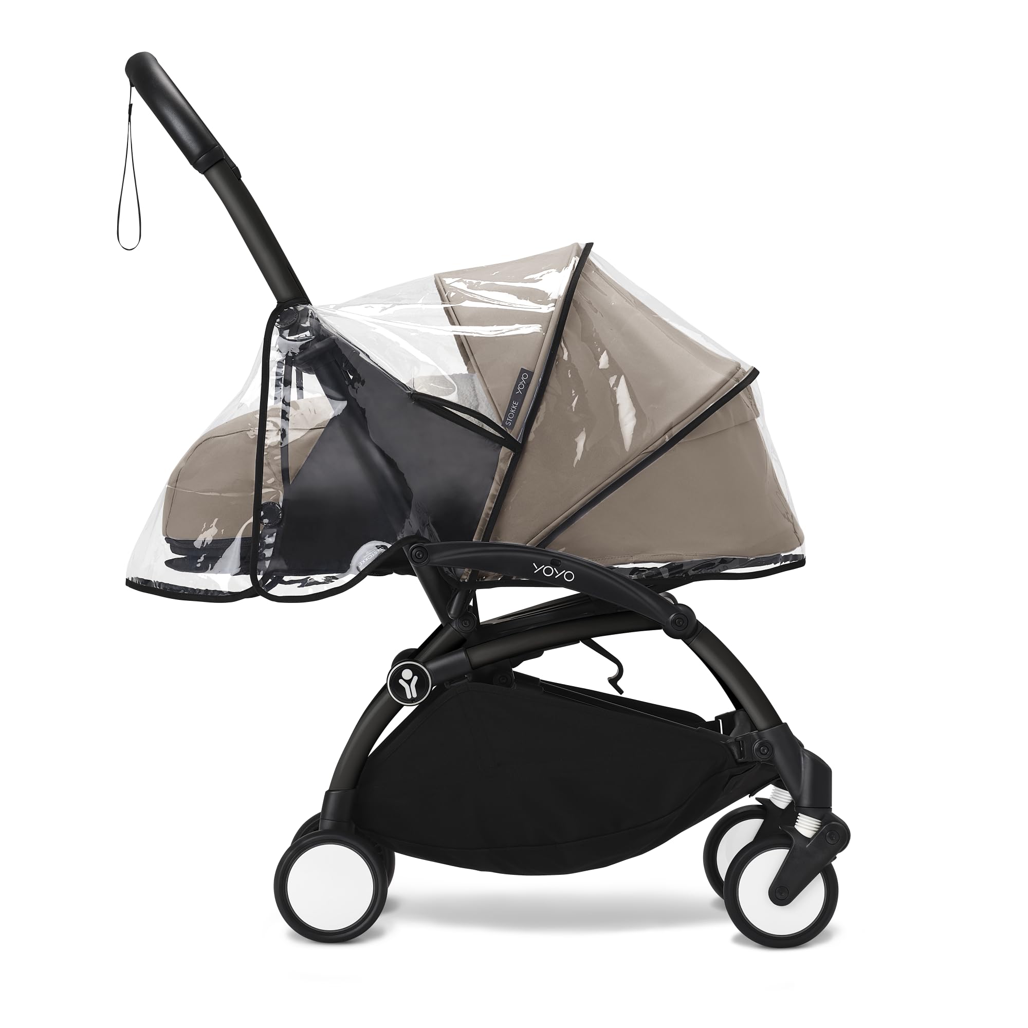 Stokke YOYO 0 + Regenhülle für Neugeborene - Schütze dein Kind vor schlechtem Wetter - Wasserdichtes Design mit PVC-freiem Stoff - Einfach zu verstauen