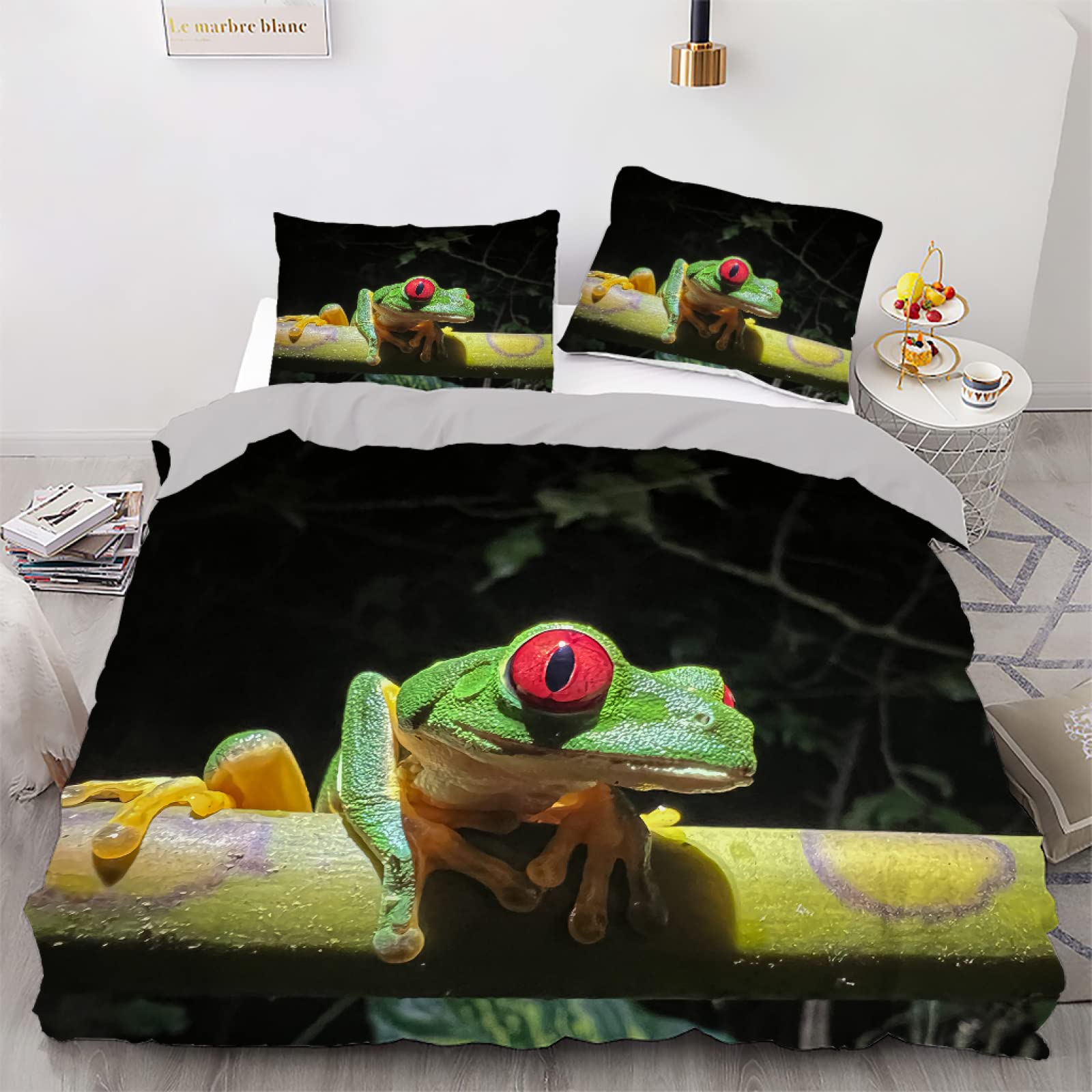 Housse de couette 90x190 enfant microfibre pour literie ado sans pli