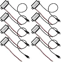 Vista 7 de Weewooday Convertidor impermeable de 12 V a 5 V DC-DC Buck Módulo Adaptador de corriente Micro USB Convertidor de corriente para automóvil Regulador